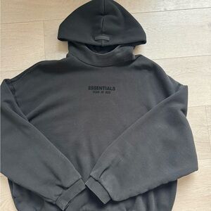 Fear of God Essentials Black Hoodie